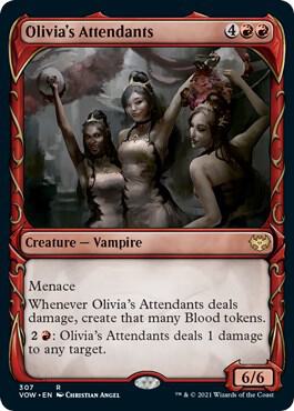 Olivias Attendants Showcase 307 (Innistrad: Crimson Vow)  - Foil | Good Games Adelaide SA