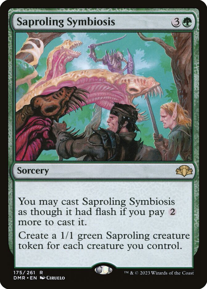 Saproling Symbiosis 175 (Dominaria Remastered)  - Foil | Good Games Adelaide SA