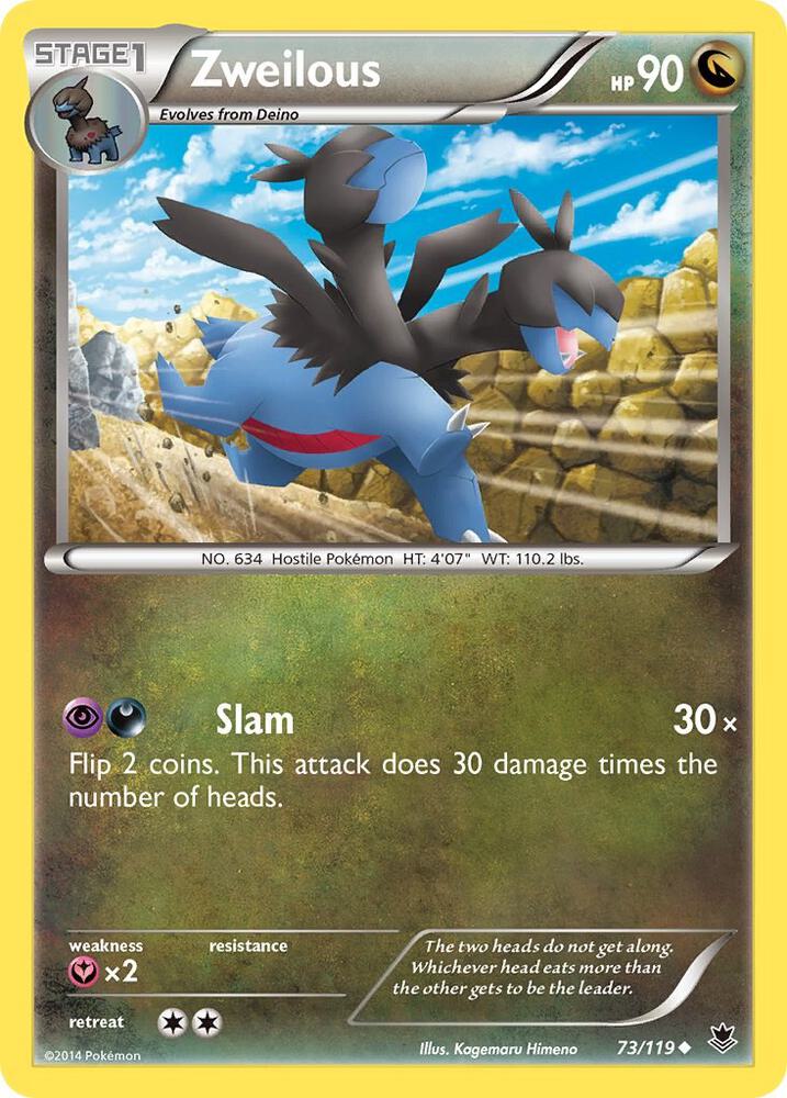 Zweilous 73/119 (XY - Phantom Forces)  | Good Games Adelaide SA