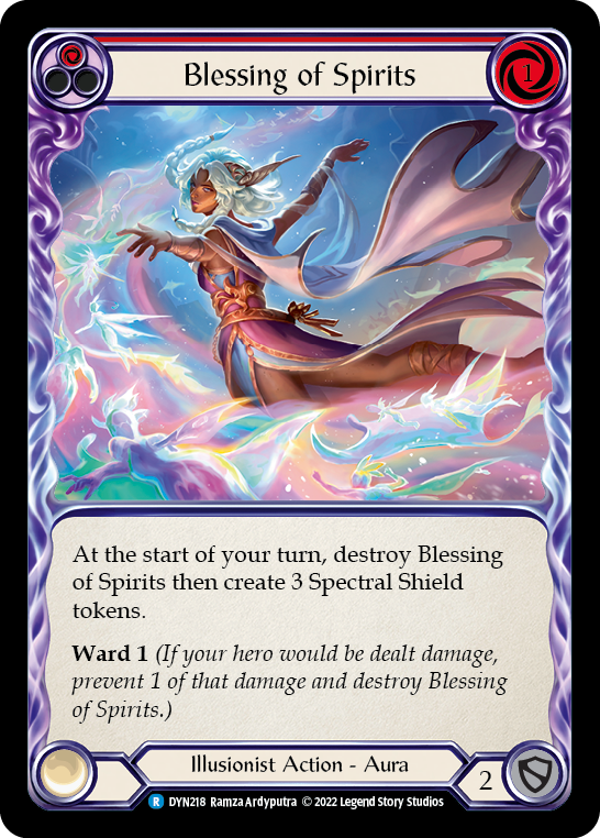 Blessing of Spirits (Red) [DYN218] (Dynasty) | Good Games Adelaide SA