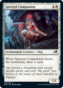 Spirited Companion 38 (Kamigawa: Neon Dynasty)  - Foil | Good Games Adelaide SA