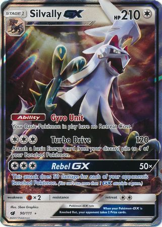 Silvally GX (90/111) (Jumbo Card) [Sun & Moon: Crimson Invasion] | Good Games Adelaide SA