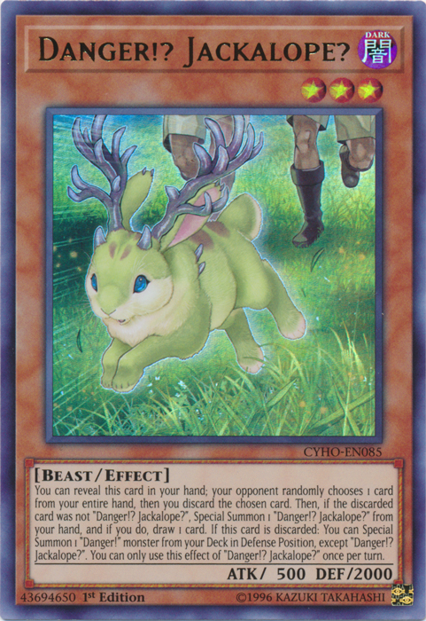 Danger!? Jackalope? [CYHO-EN085] Ultra Rare | Good Games Adelaide SA