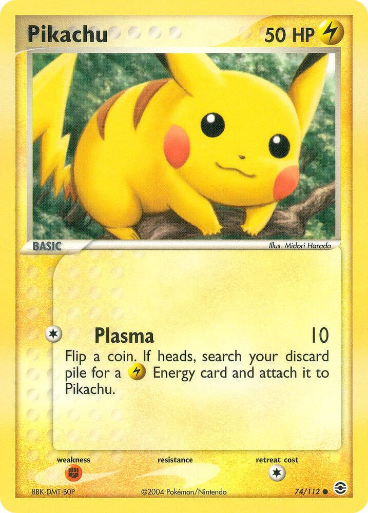 Pikachu 74/112 (FireRed & LeafGreen)  - Reverse Holofoil | Good Games Adelaide SA