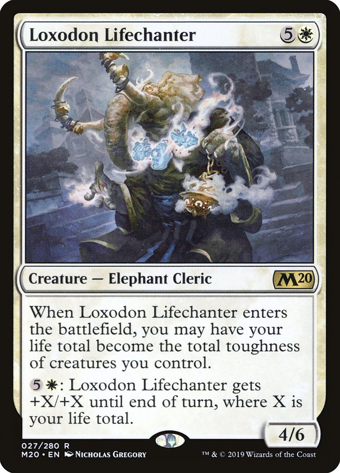 Loxodon Lifechanter 27 (Core Set 2020)  | Good Games Adelaide SA