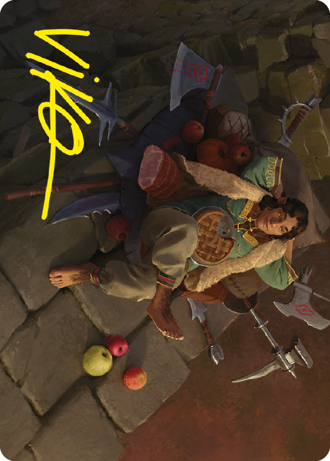 Merry, Warden of Isengard Art Card (Gold-Stamped Signature) [The Lord of the Rings: Tales of Middle-earth Art Series] | Good Games Adelaide SA