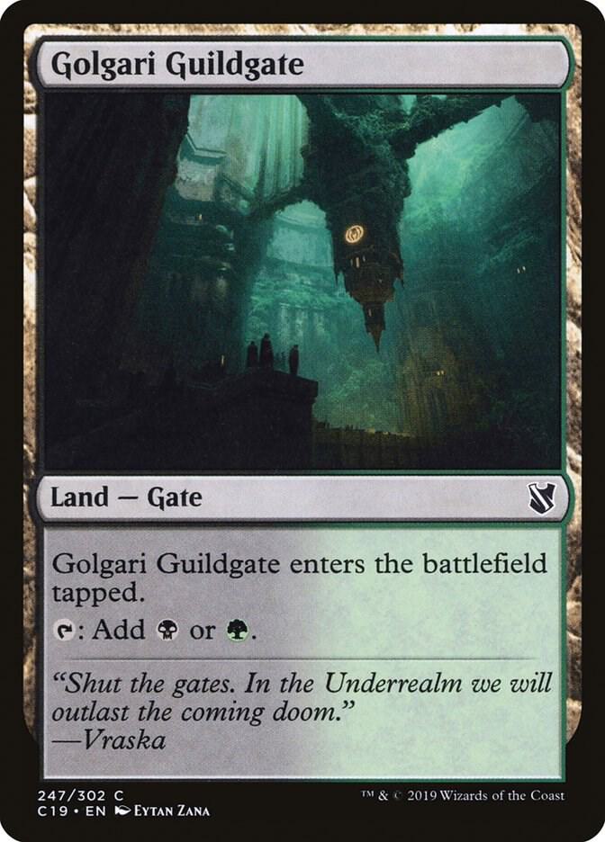Golgari Guildgate 247 (Commander 2019)  | Good Games Adelaide SA