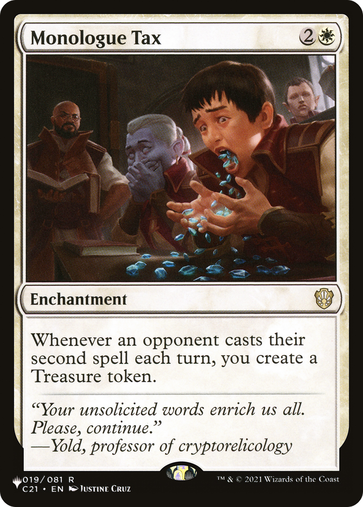 Monologue Tax [The List] | Good Games Adelaide SA
