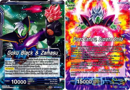 Goku Black & Zamasu // Fused Zamasu, Supreme Strike [BT7-026] | Good Games Adelaide SA