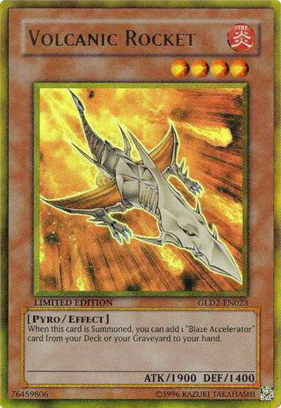 Volcanic Rocket [GLD2-EN023] Ultra Rare | Good Games Adelaide SA