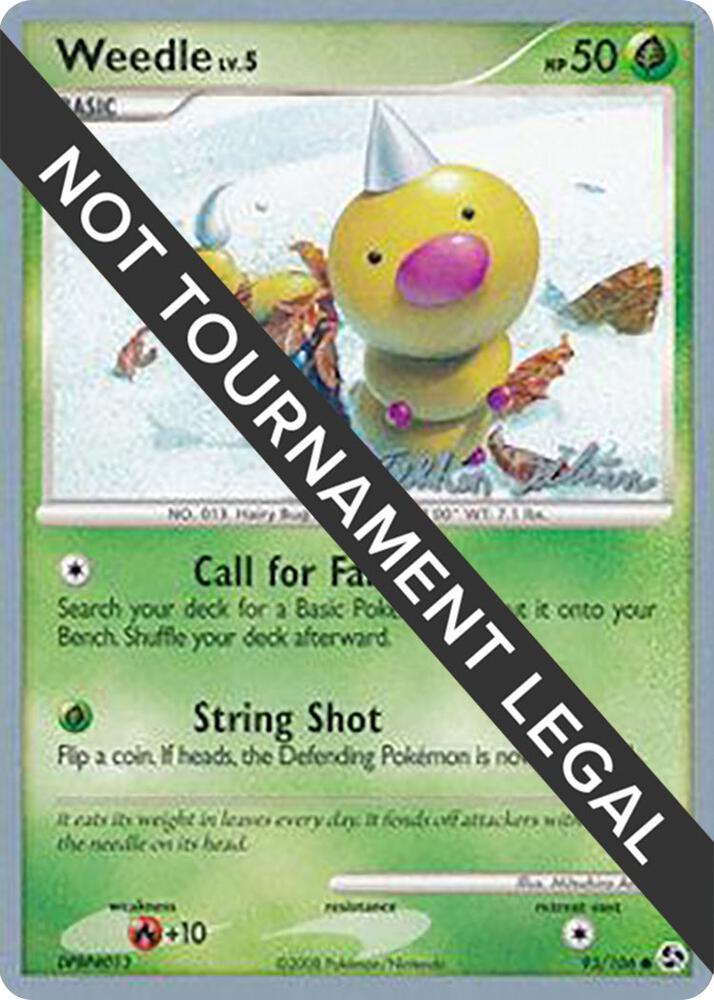 Weedle 2009 Stephen Silvestro 93/106 (World Championship Decks)  | Good Games Adelaide SA