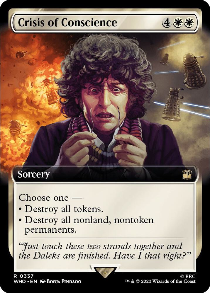 Crisis of Conscience 337 (Universes Beyond: Doctor Who)  - Foil | Good Games Adelaide SA