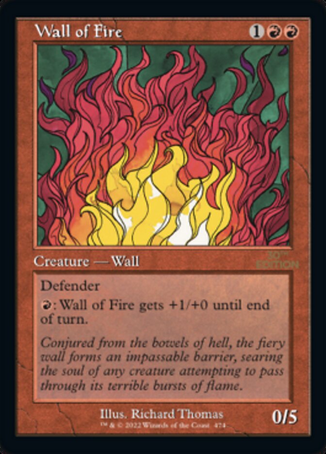 Wall of Fire (Retro) [30th Anniversary Edition] | Good Games Adelaide SA