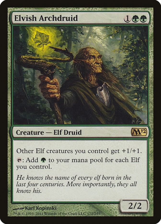 Elvish Archdruid 172 (Magic 2012 (M12))  | Good Games Adelaide SA