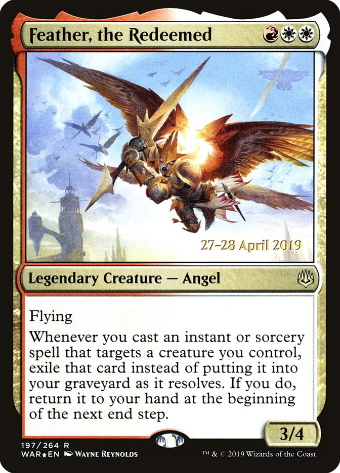 Feather, the Redeemed  [War of the Spark Prerelease Promos] | Good Games Adelaide SA