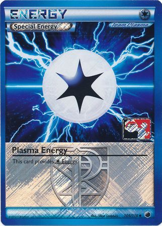 Plasma Energy (106/116) (Play Pokemon Promo) [Black & White: Plasma Freeze] | Good Games Adelaide SA