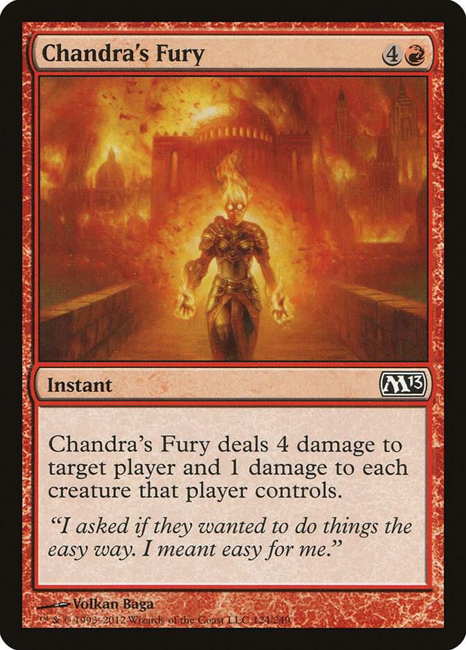 Chandra's Fury 124 (Magic 2013 (M13))  | Good Games Adelaide SA