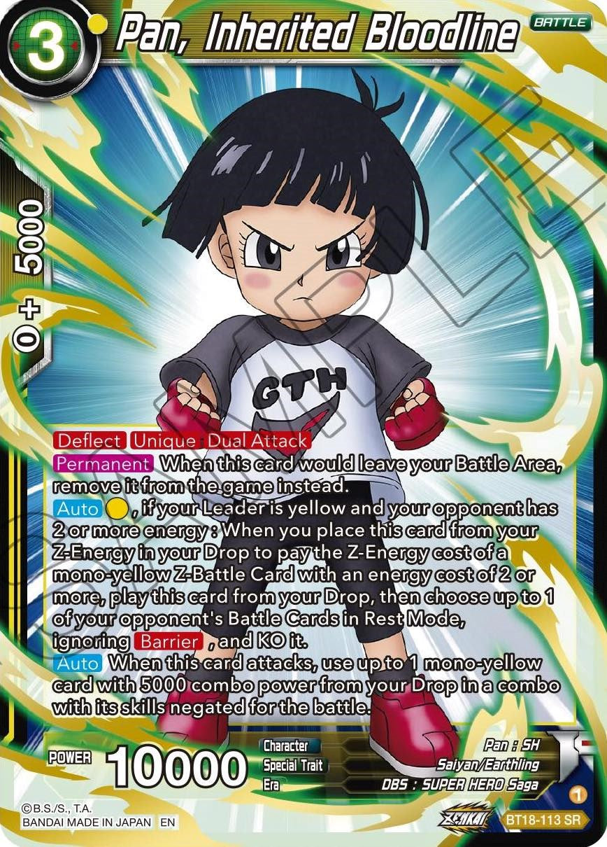 Pan, Inherited Bloodline (BT18-113) [Promotion Cards] | Good Games Adelaide SA