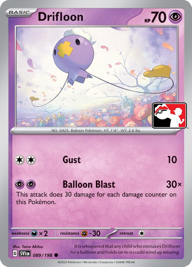 Drifloon Series 4 089/198 (Prize Pack Series Cards)  - Holofoil | Good Games Adelaide SA