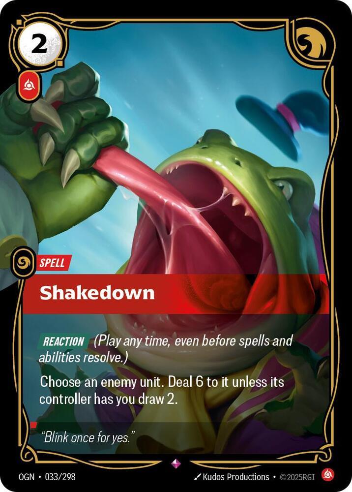 Shakedown 033/298 (Origins)  - Foil | Good Games Adelaide SA