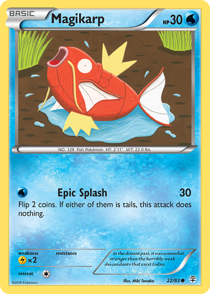Magikarp (22/83) [XY: Generations] | Good Games Adelaide SA