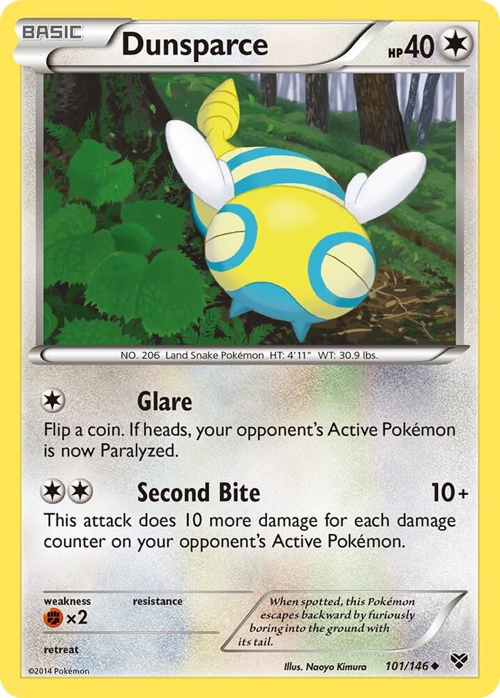 Dunsparce 101/146 (XY Base Set)  | Good Games Adelaide SA