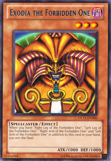 Exodia the Forbidden One (Blue) [DL11-EN006] Rare | Good Games Adelaide SA
