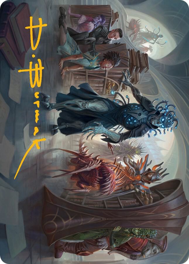 Invasion of Arcavios Art Card Gold Stamped Signature 11 (Art Series: March of the Machine)  | Good Games Adelaide SA