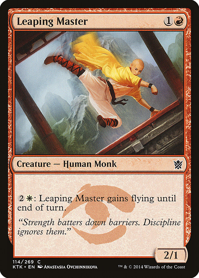 Leaping Master 114 (Khans of Tarkir)  - Foil | Good Games Adelaide SA