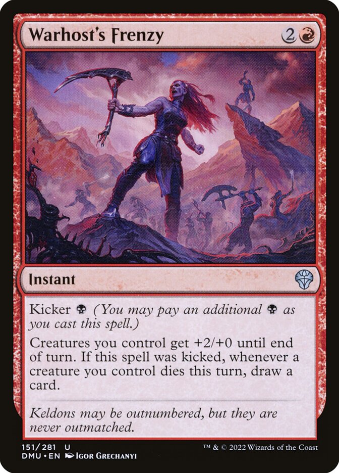 Warhost's Frenzy 151 (Dominaria United)  | Good Games Adelaide SA
