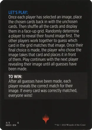 Cyber Simulacrum (Magic Minigame) [Kamigawa: Neon Dynasty Minigame] | Good Games Adelaide SA