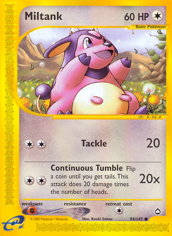 Miltank (94/147) [Aquapolis] | Good Games Adelaide SA