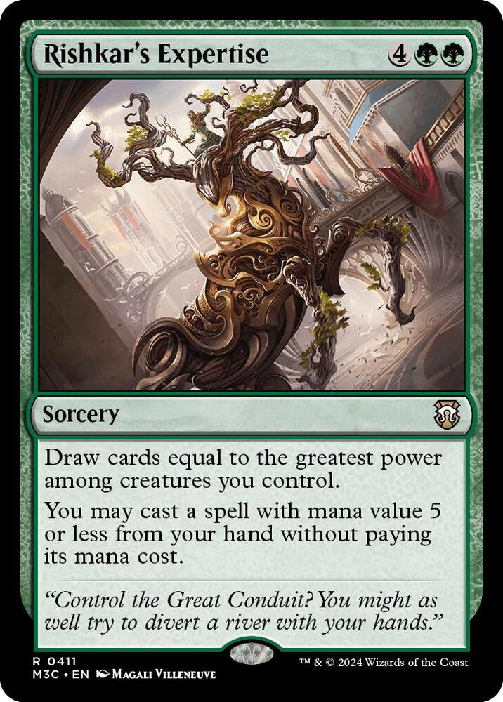 Rishkar's Expertise 411/411 (Commander: Modern Horizons 3)  - Ripple Foil | Good Games Adelaide SA