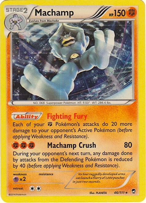 Machamp 46 111 Cosmos Holo 046/111 (Blister Exclusives)  - Holofoil | Good Games Adelaide SA