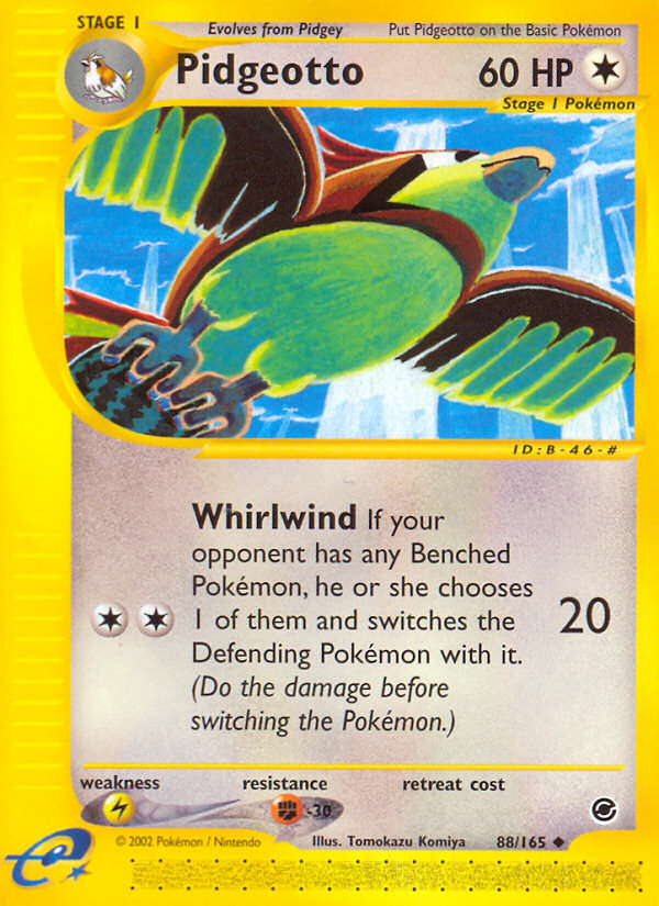 Pidgeotto (88/165) [Expedition: Base Set] | Good Games Adelaide SA