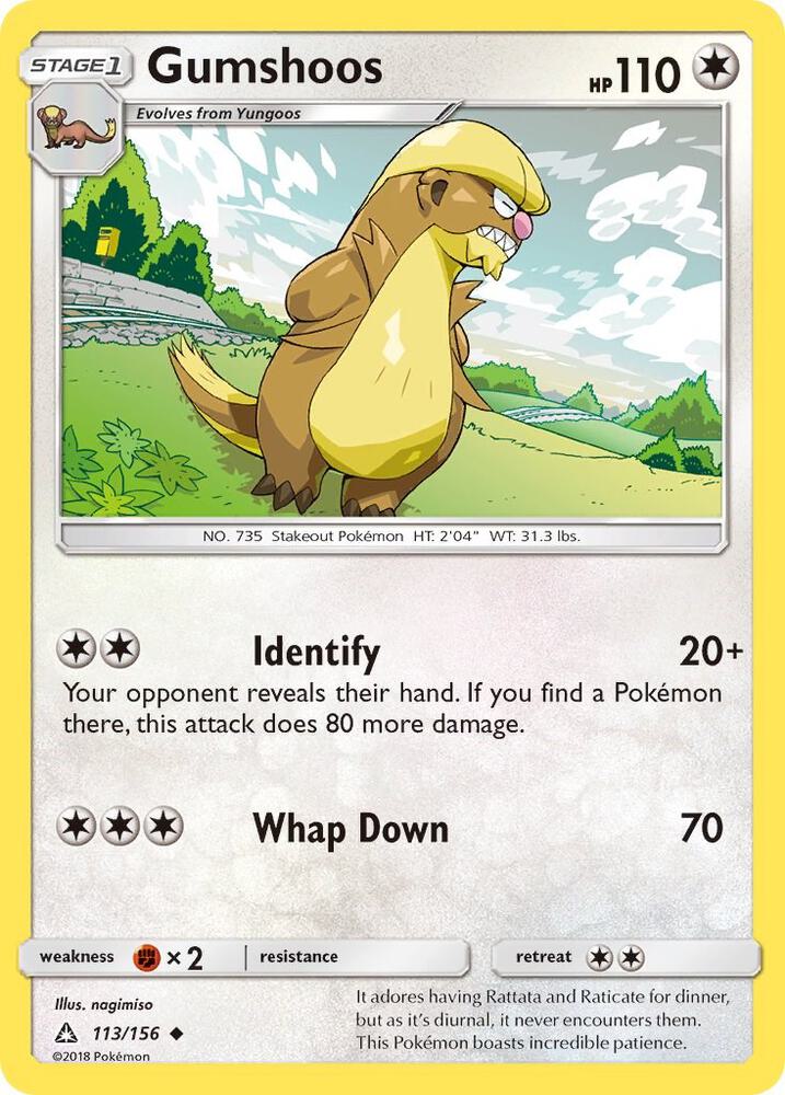 Gumshoos 113/156 (SM - Ultra Prism)  | Good Games Adelaide SA