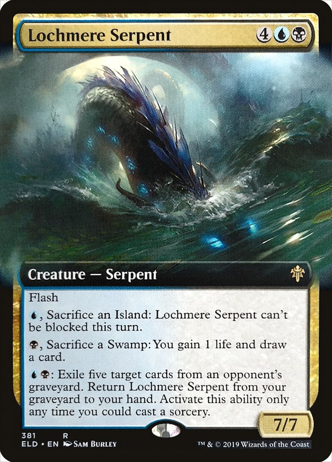 Lochmere Serpent (Extended Art) [Throne of Eldraine] | Good Games Adelaide SA