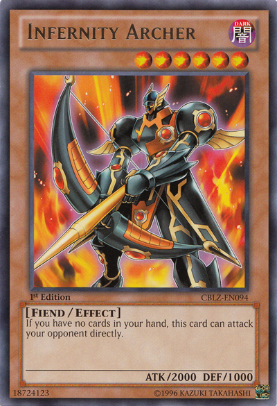 Infernity Archer [CBLZ-EN094] Rare | Good Games Adelaide SA