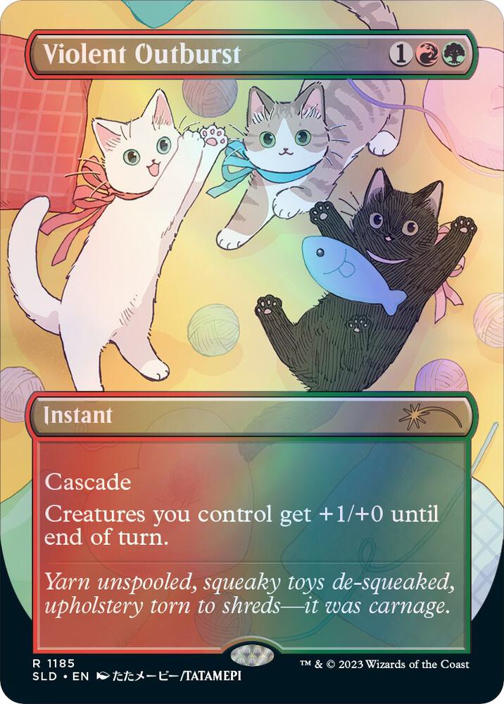 Violent Outburst 1185 (Secret Lair Drop Series)  - Foil | Good Games Adelaide SA
