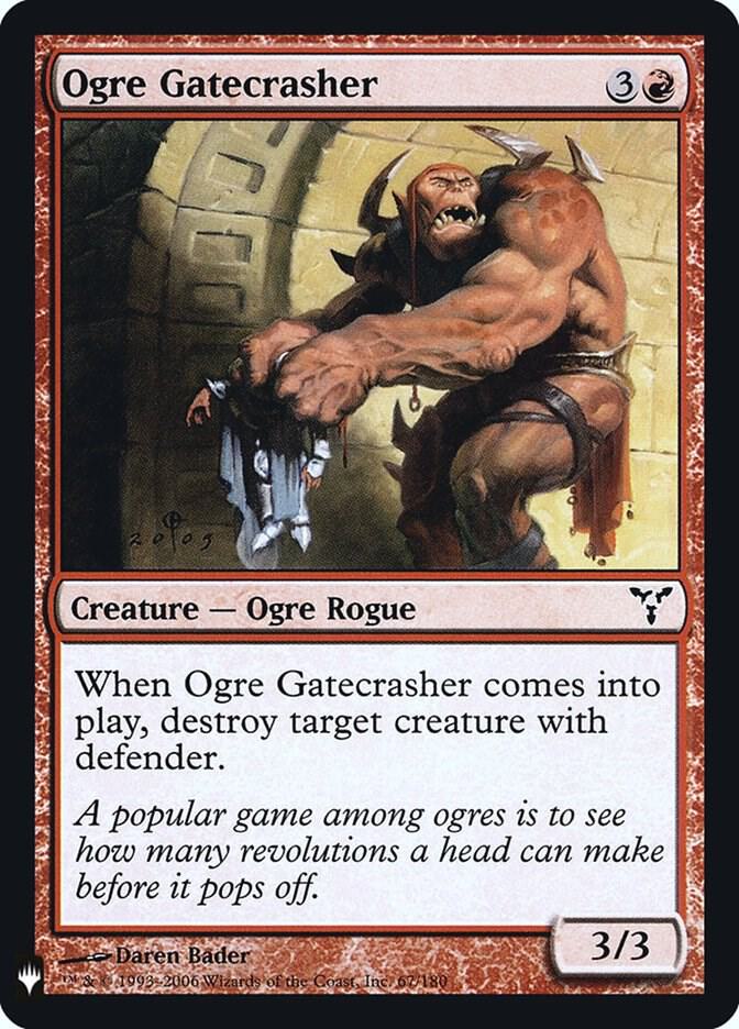 Ogre Gatecrasher 67 (The List Reprints)  - Foil | Good Games Adelaide SA