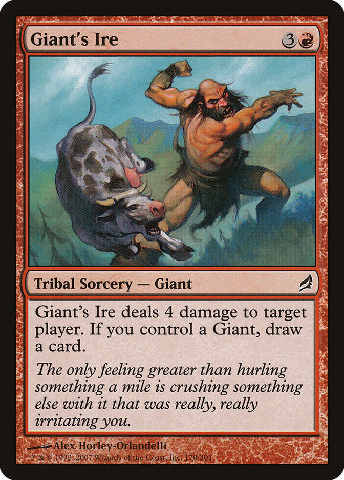 Giant's Ire 170 (Lorwyn)  - Foil | Good Games Adelaide SA