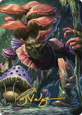 Myconid Spore Tender Art Card (Gold-Stamped Signature) [Commander Legends: Battle for Baldur's Gate Art Series] | Good Games Adelaide SA