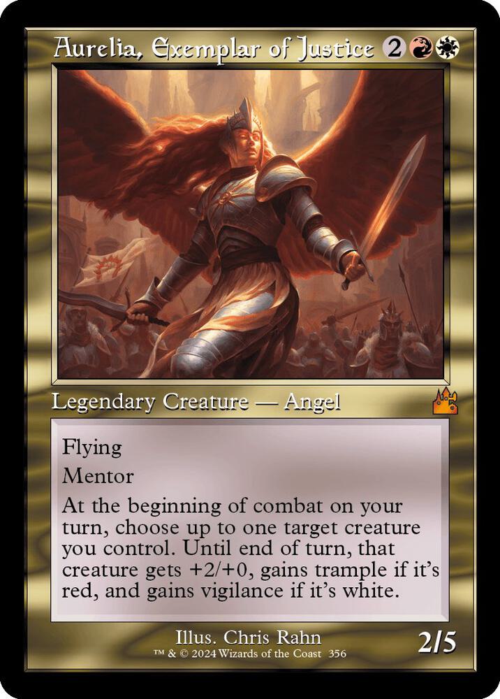 Aurelia, Exemplar of Justice 356 (Ravnica Remastered)  | Good Games Adelaide SA