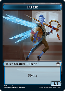 Bird // Faerie Double-Sided Token [Starter Commander Decks] | Good Games Adelaide SA