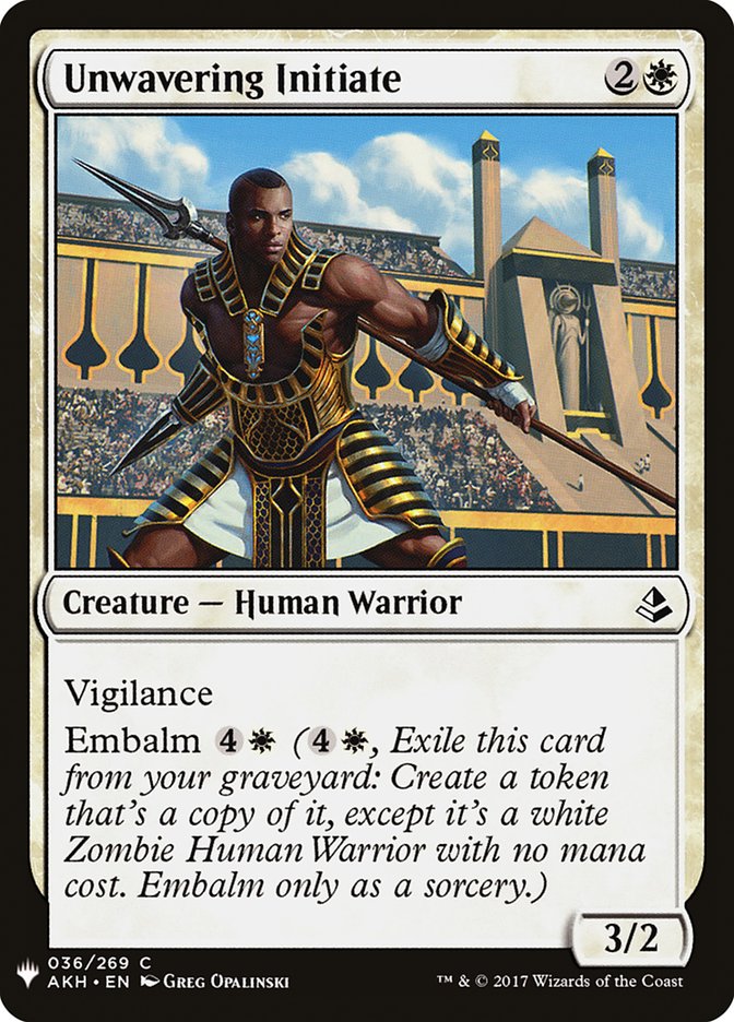Unwavering Initiate [Mystery Booster] | Good Games Adelaide SA