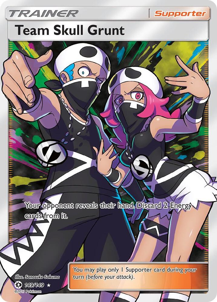 Team Skull Grunt Full Art 149/149 (SM Base Set)  - Holofoil | Good Games Adelaide SA