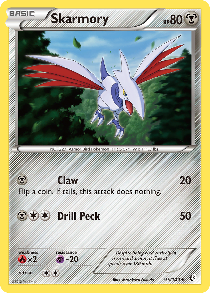 Skarmory (95/149) [Black & White: Boundaries Crossed] | Good Games Adelaide SA