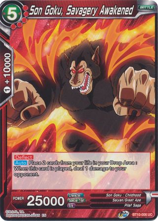 Son Goku, Savagery Awakened (BT10-006) [Rise of the Unison Warrior 2nd Edition] | Good Games Adelaide SA