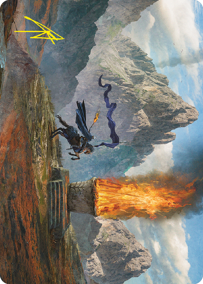 Call for Aid Art Card (Gold-Stamped Signature) [The Lord of the Rings: Tales of Middle-earth Art Series] | Good Games Adelaide SA