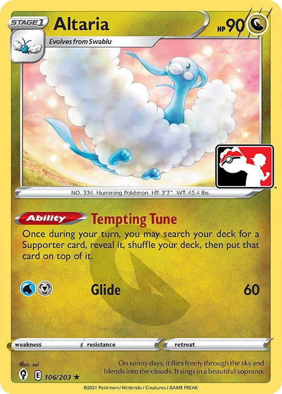 Altaria (106/203) [Prize Pack Series One] | Good Games Adelaide SA
